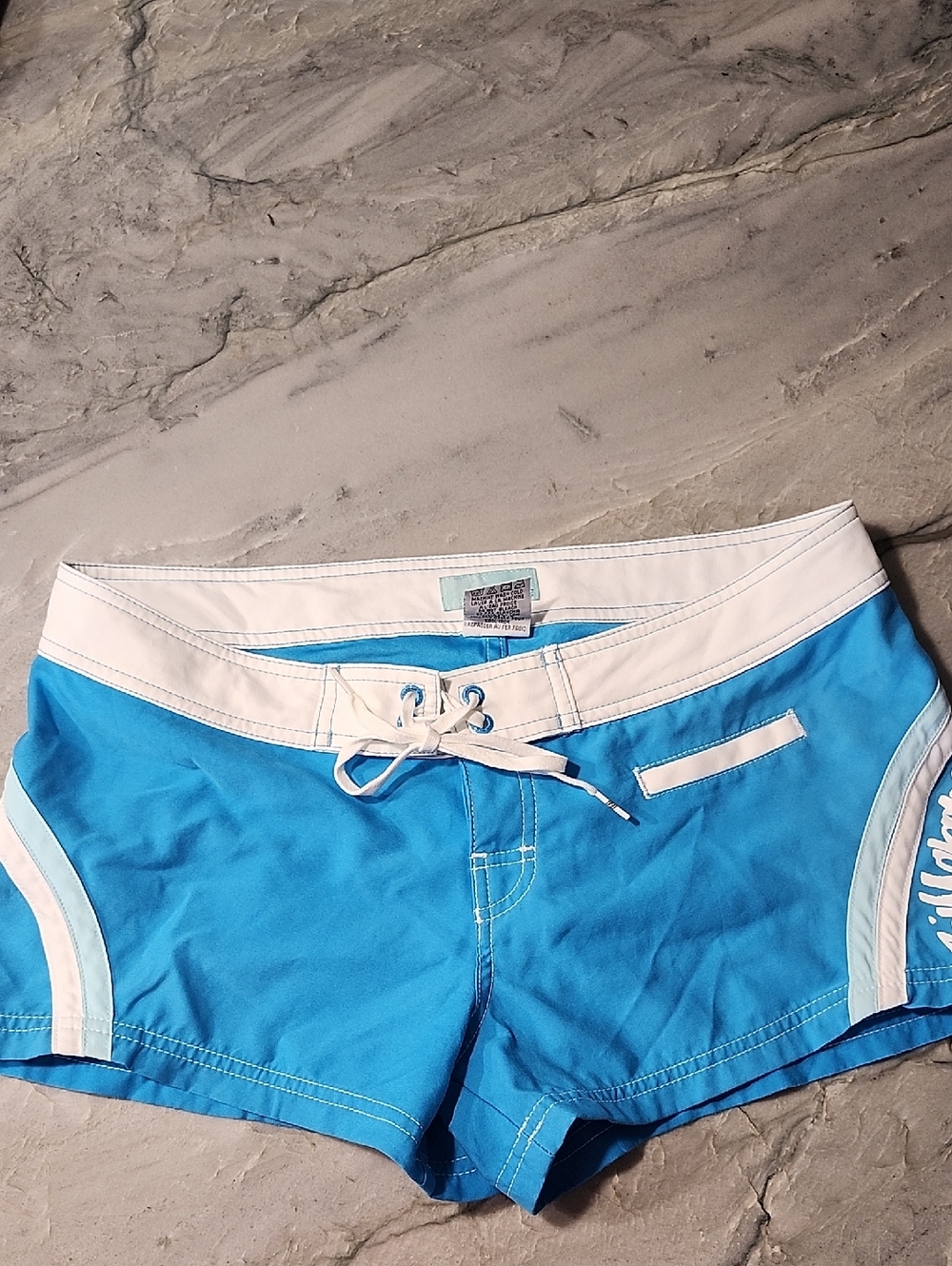 Billabong Aqua and White Women’s Board Shorts